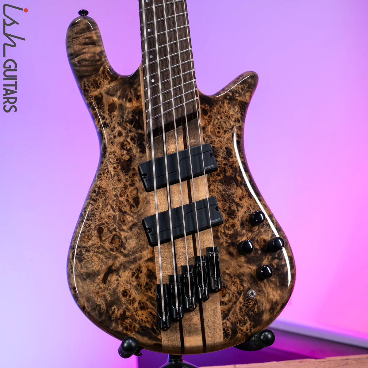 2021 Spector NS Dimension 5 Multi-Scale Super Faded Black Gloss