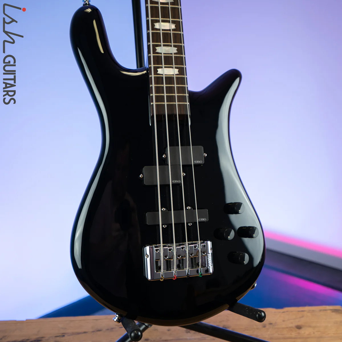 Spector Euro 4 Classic Solid Black Gloss