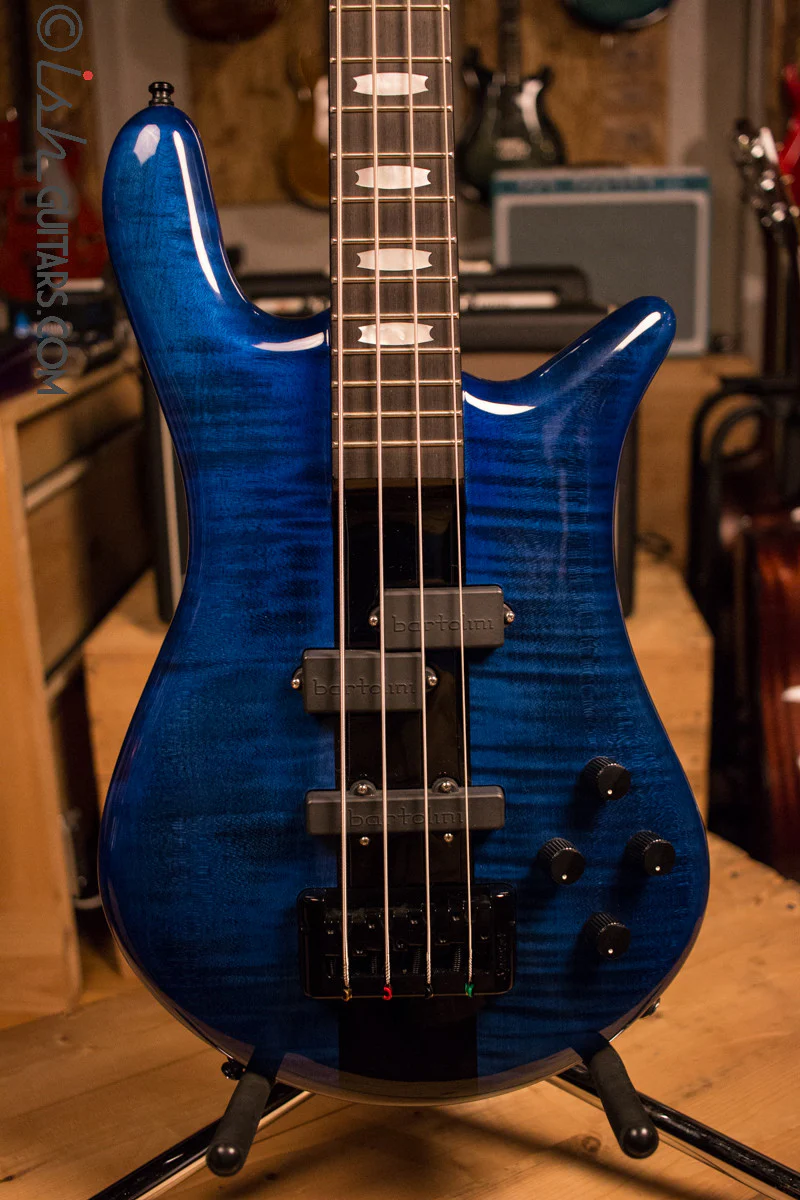Spector Euro 4LX 40th Anniversary Blue 1 of 12 Limited Edition Bartolini Ebony
