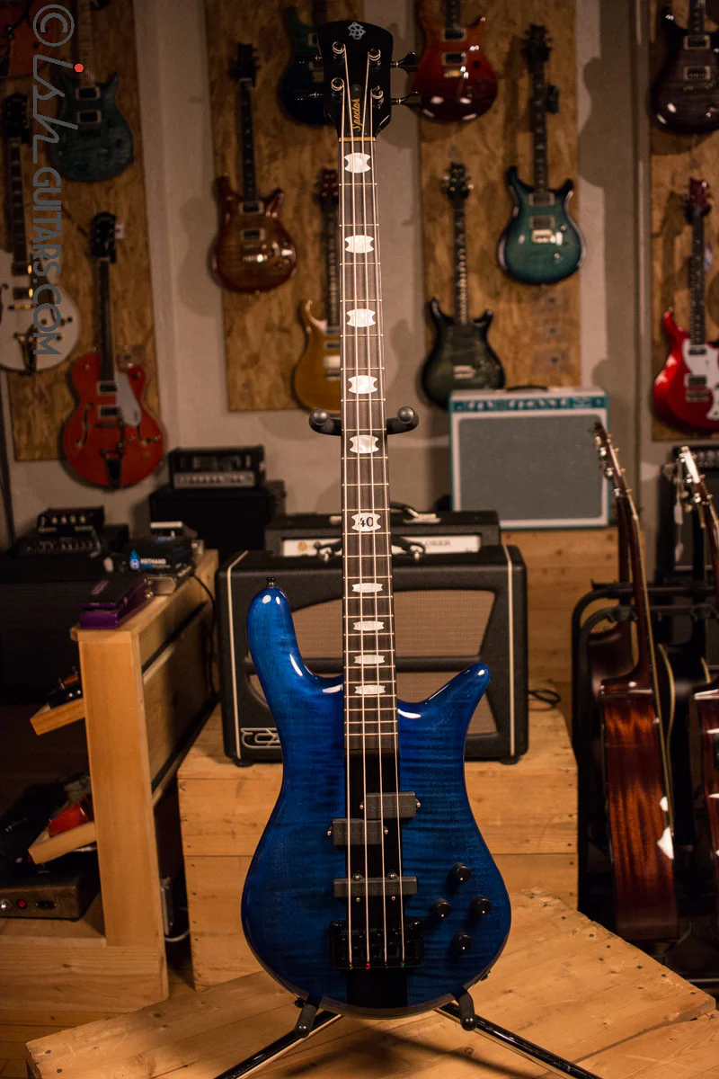 Spector Euro 4LX 40th Anniversary Blue 1 of 12 Limited Edition Bartolini Ebony - Image 2