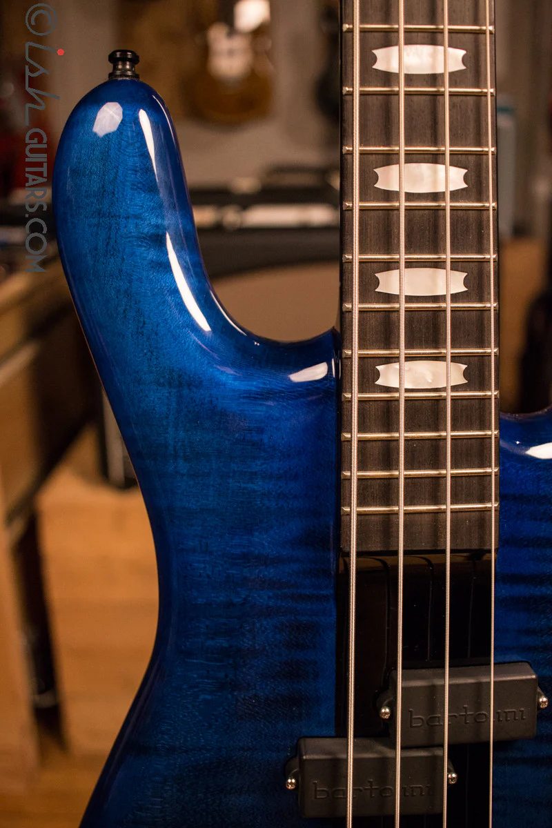 Spector Euro 4LX 40th Anniversary Blue 1 of 12 Limited Edition Bartolini Ebony - Image 3
