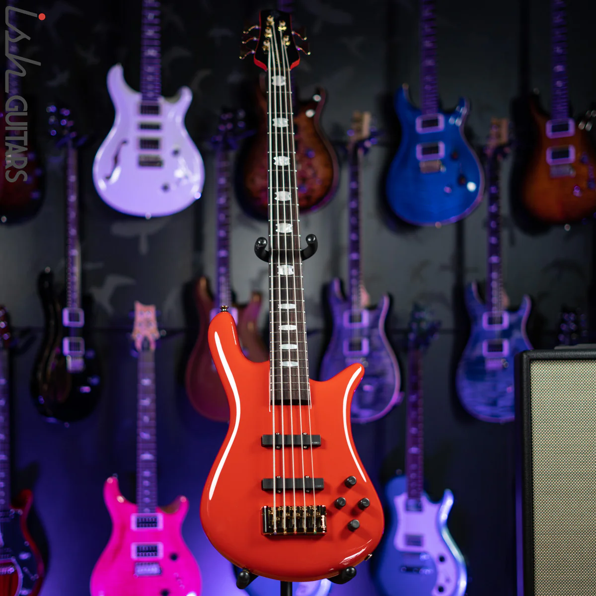 Spector Euro 5 Classic 5-String Bass Red Gloss Demo - Image 2
