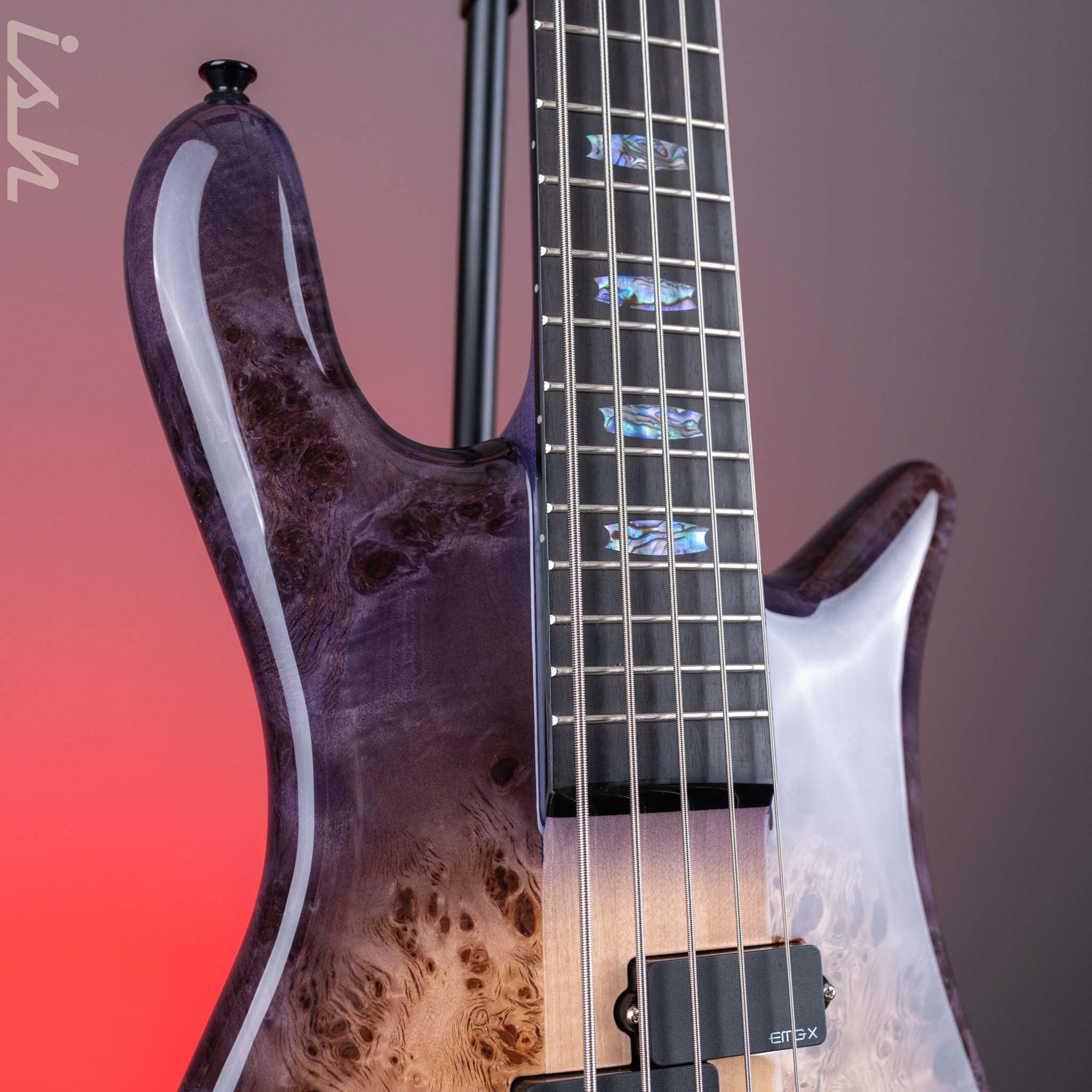 Spector Euro 5 Custom Bass Natural Violet Burst Gloss - Image 3