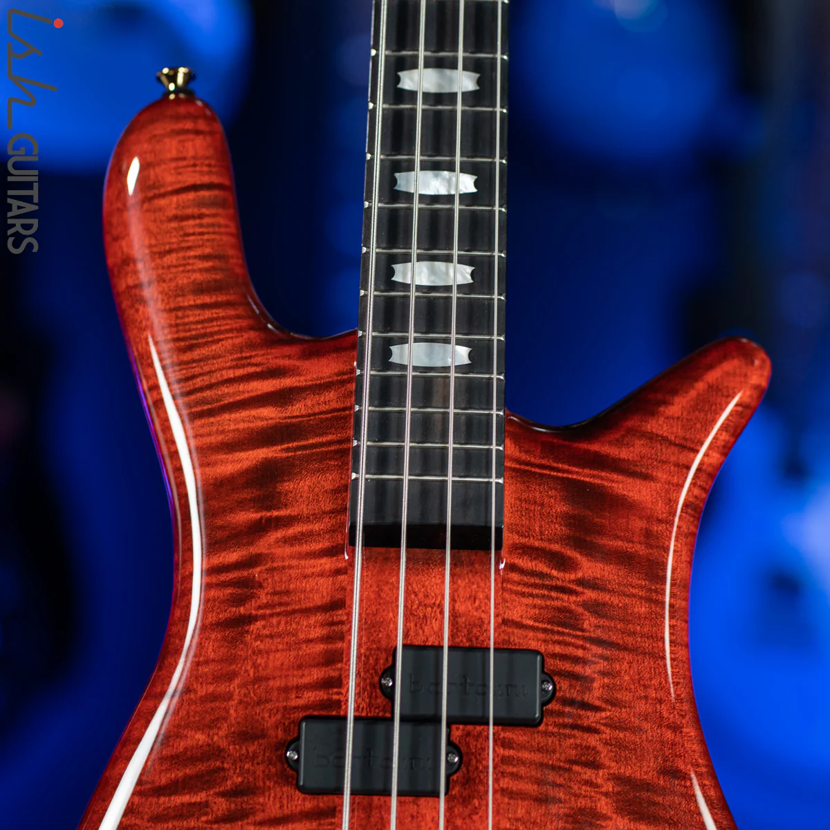 Spector Euro4 LT Red Fade Gloss Bass Guitar - Image 3