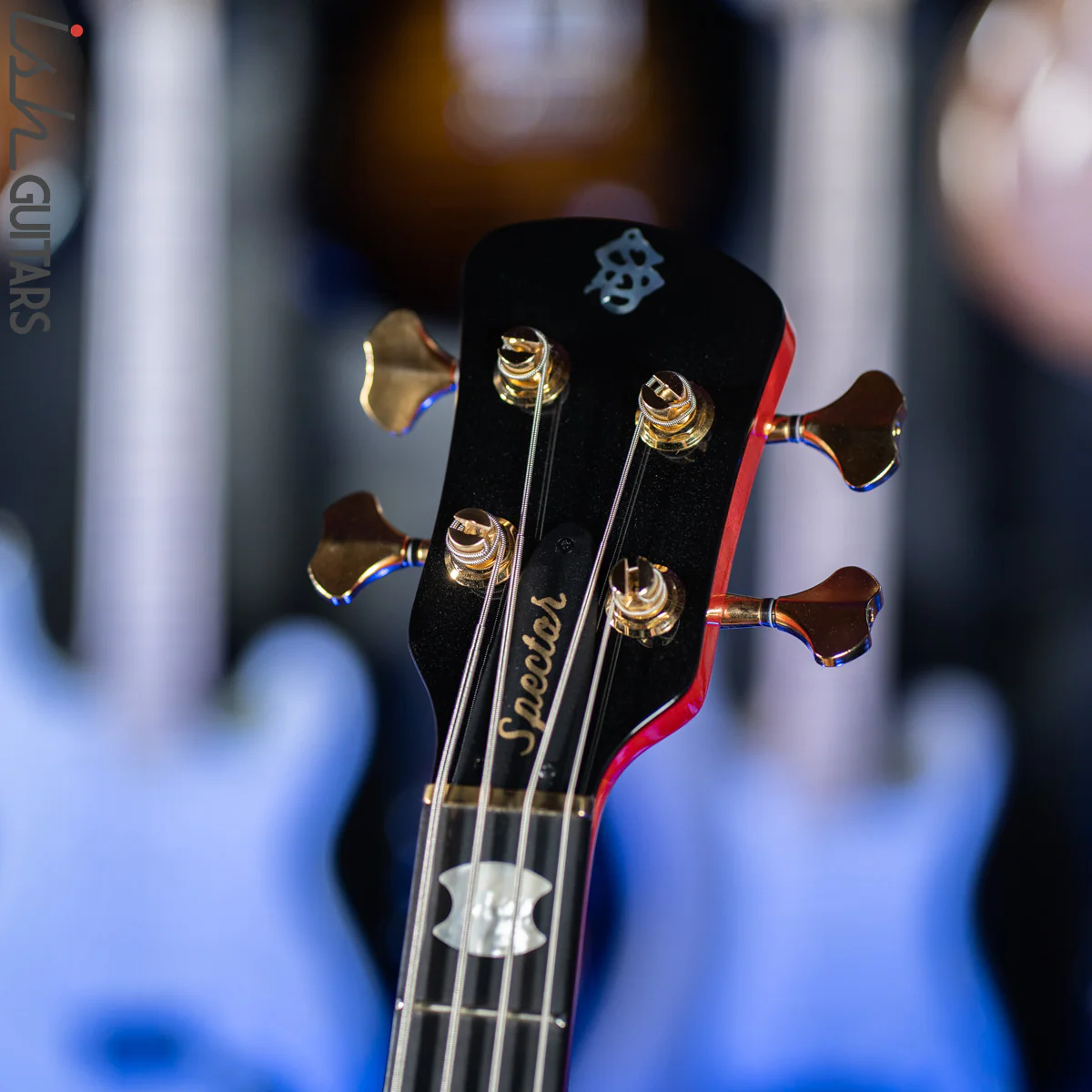 Spector Euro4 LT Red Fade Gloss Bass Guitar - Image 5