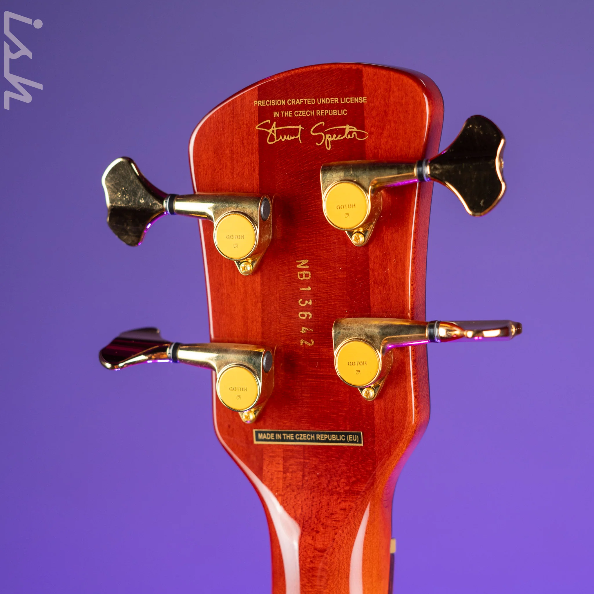 2015 Spector Euro4LX 4-String Bass Amber Hazlab Preamp - Image 13