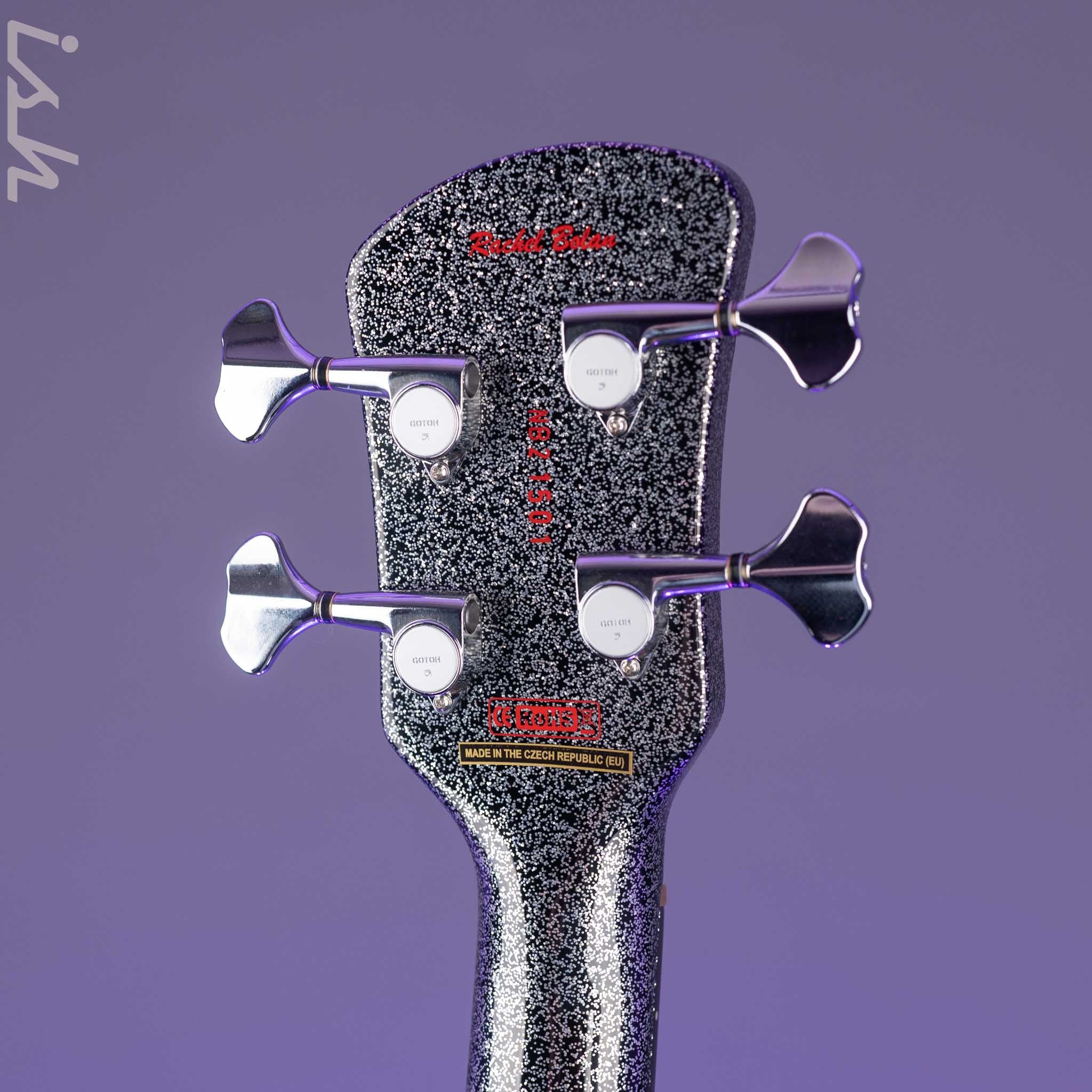 Spector Euro4LX Rachel Bolan Signature Black Metallic Flake - Image 10
