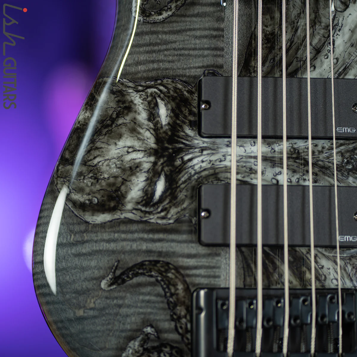 Spector Euro5 LE Limited Edition Kraken Squid Bass - Image 5