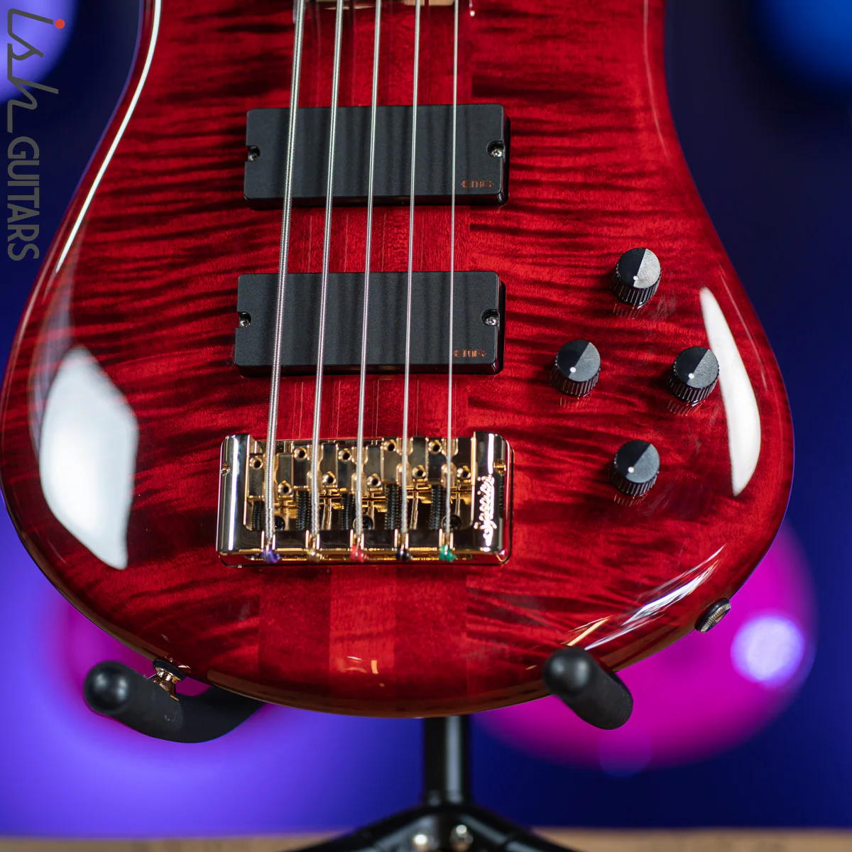 Spector Euro5 LX 5-String Bass Black Cherry Gloss - Image 4