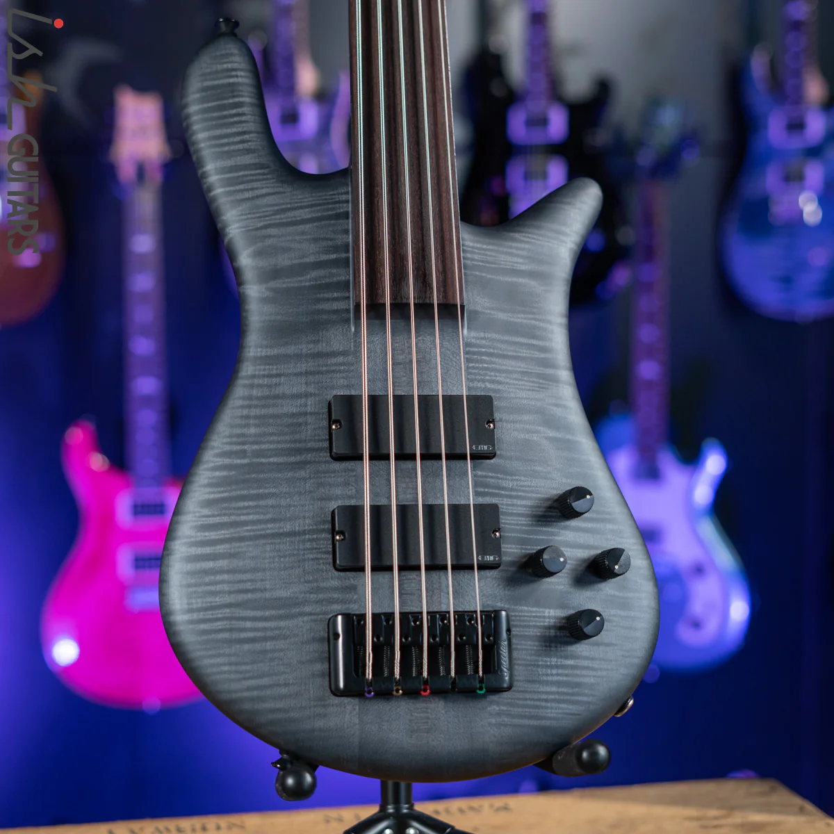Spector Euro5 LX Fretless Trans Black Stain Matte