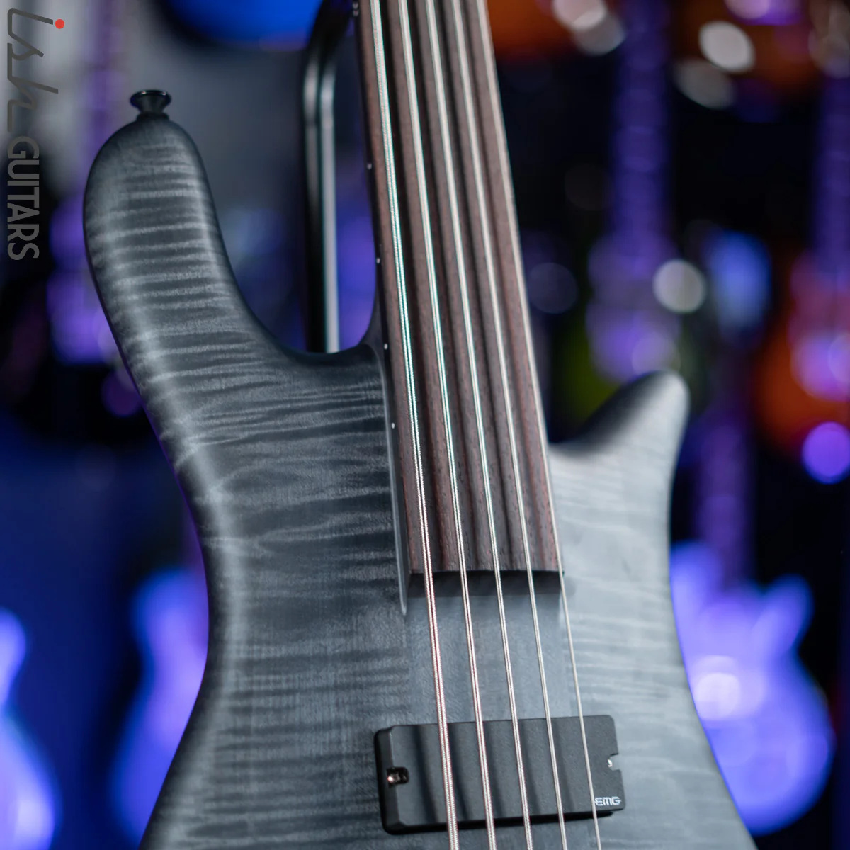 Spector Euro5 LX Fretless Trans Black Stain Matte - Image 3