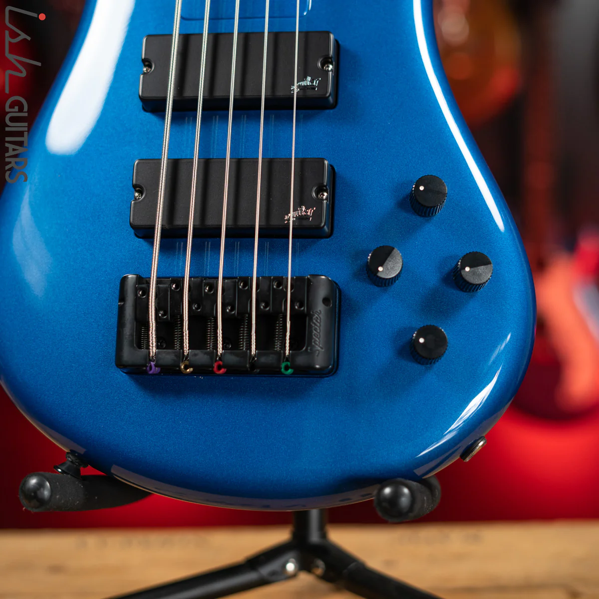 Spector EuroBolt 5 Bass Metallic Blue Gloss Demo - Image 4