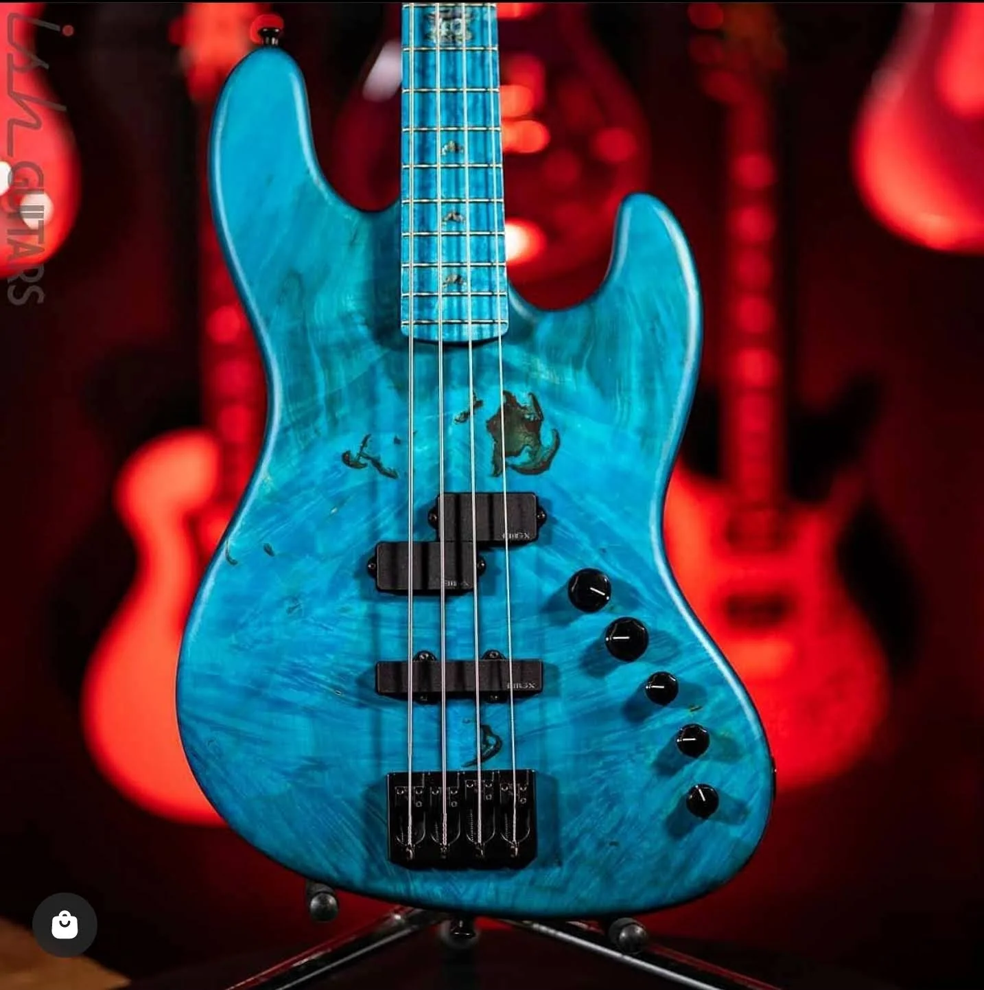 Spector Coda 4 Deluxe Ish Limited Coral Blue