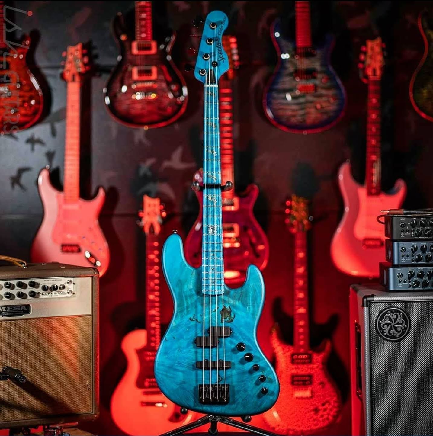 Spector Coda 4 Deluxe Ish Limited Coral Blue - Image 2