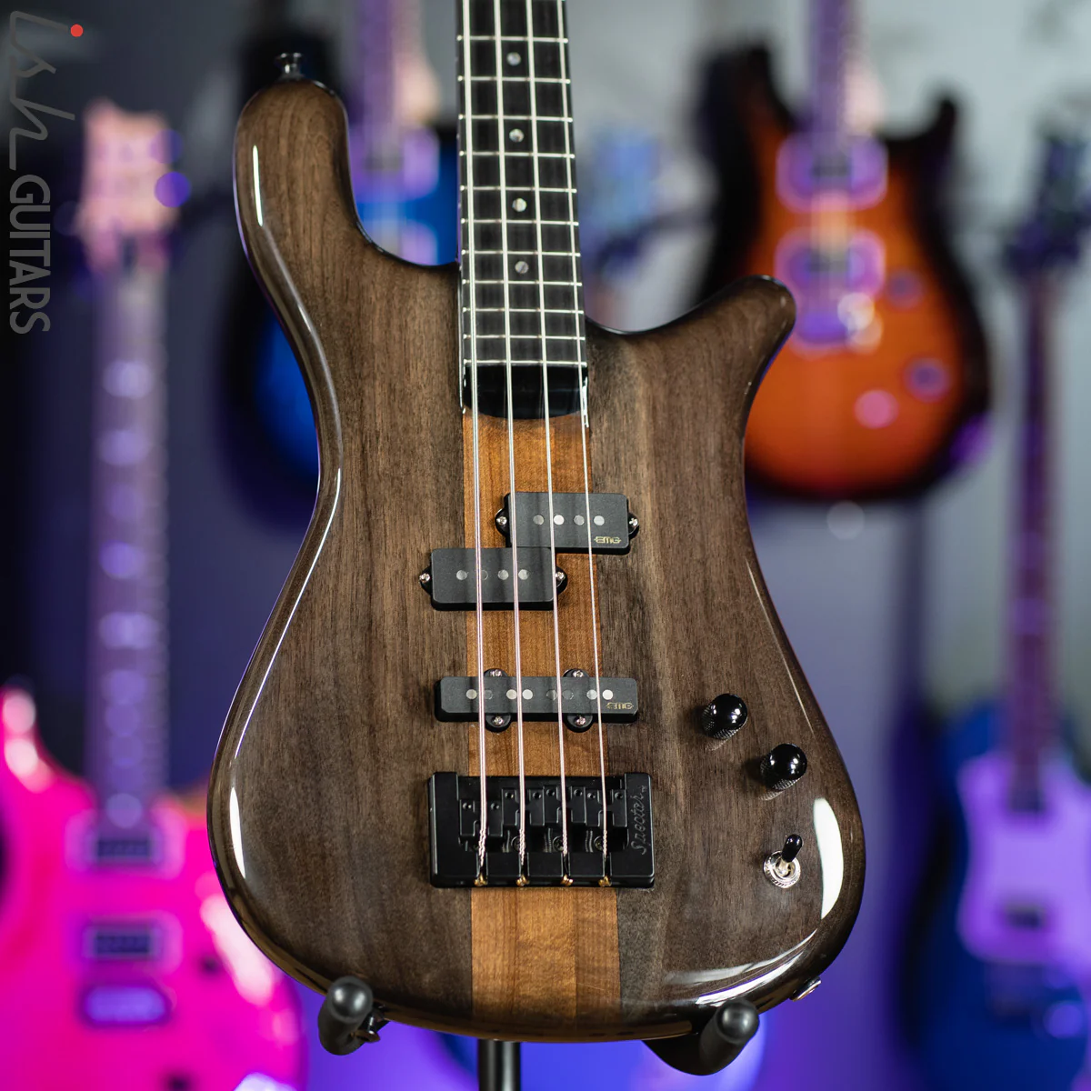 Spector NS-2 4-String Bass USA Passive Walnut Black Stain