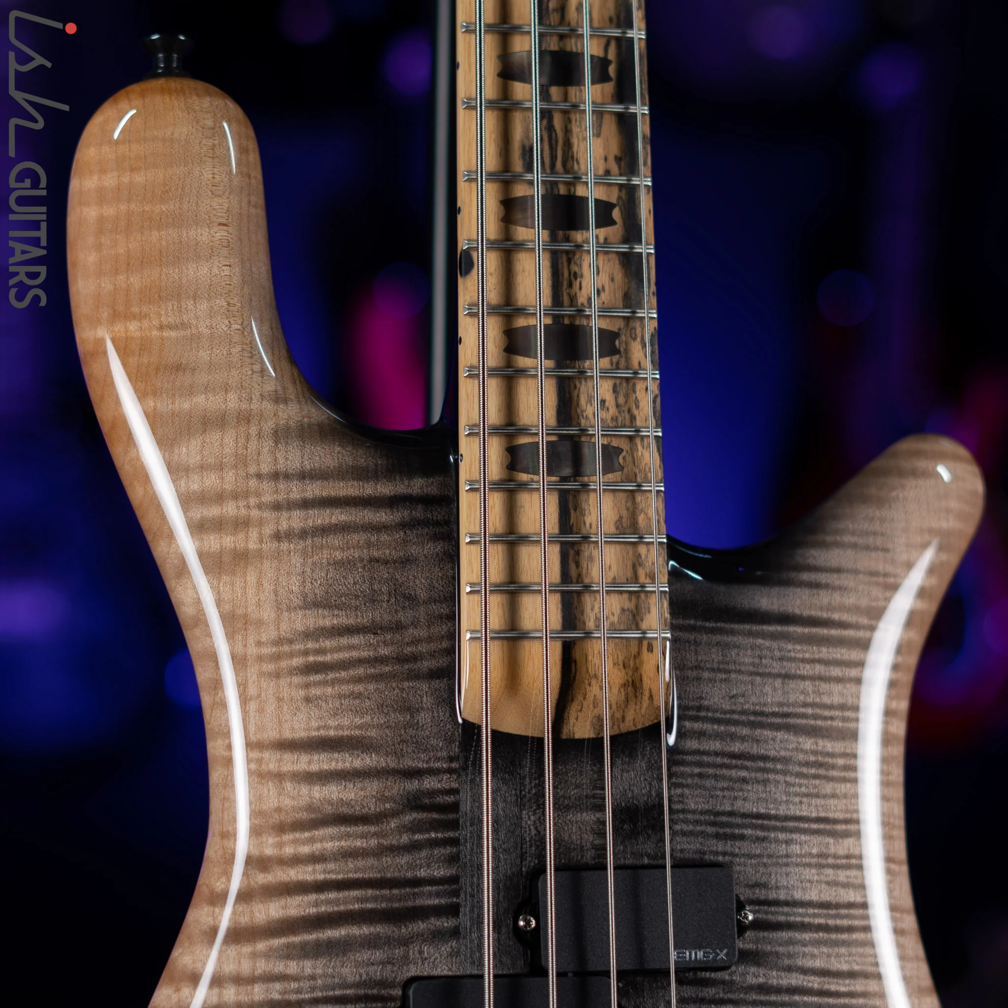 Spector NS-2 4-String Super Faded Black Reverse Burst - Image 3