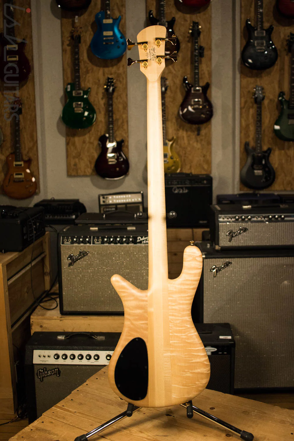 USA Spector NS-2 Solid Quilted Maple Body Maple Fretboard Matte - Image 8