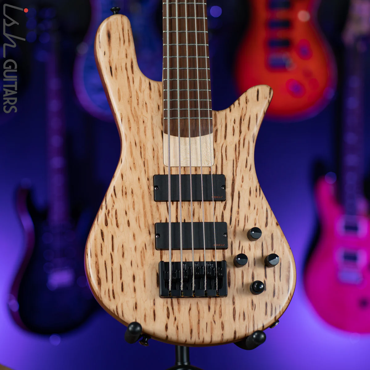 Spector USA NS-5 String Bolt On Bark Infused Maple USA Bass Guitar