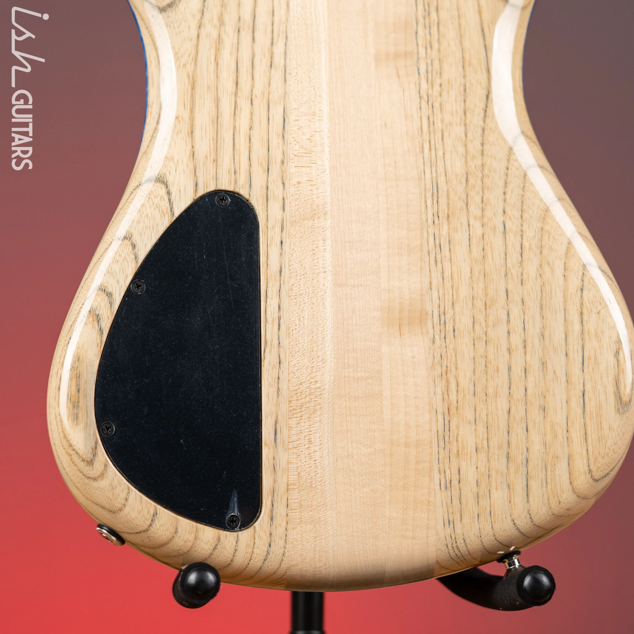 Spector NS-5 Ultra Blue Glow w/ Grain Fill Back Birdseye Maple Demo - Image 10
