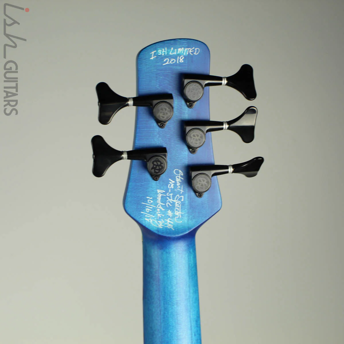 Spector NS-5XL Ish Limited 2018 Buckeye Burl Coral Blue Bass - Image 12