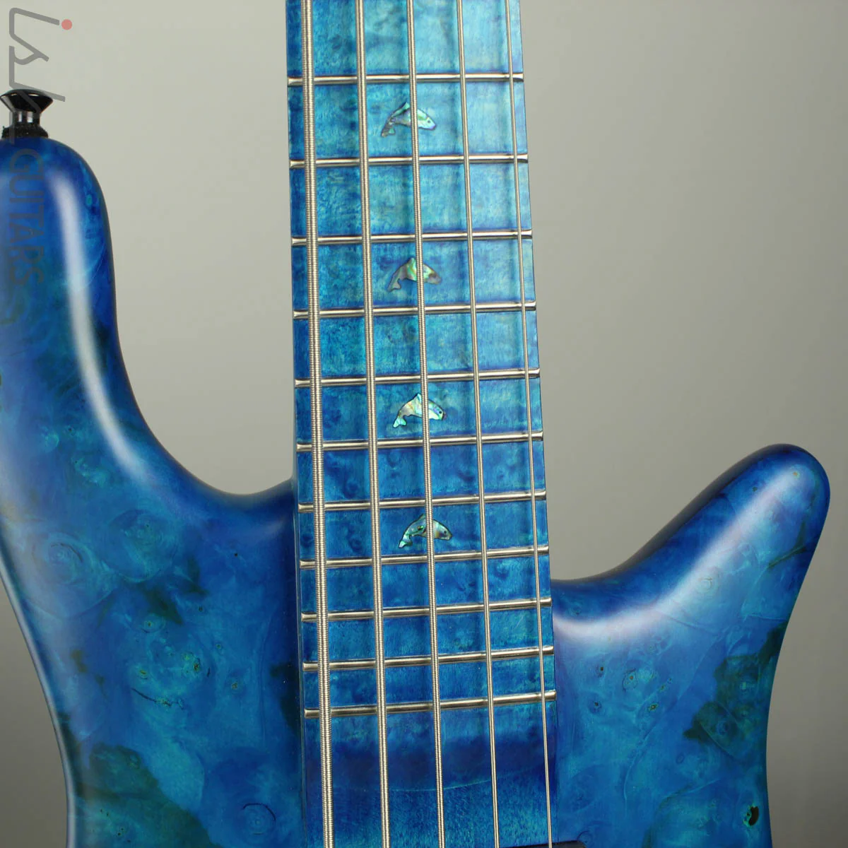 Spector NS-5XL Ish Limited 2018 Buckeye Burl Coral Blue Bass - Image 5
