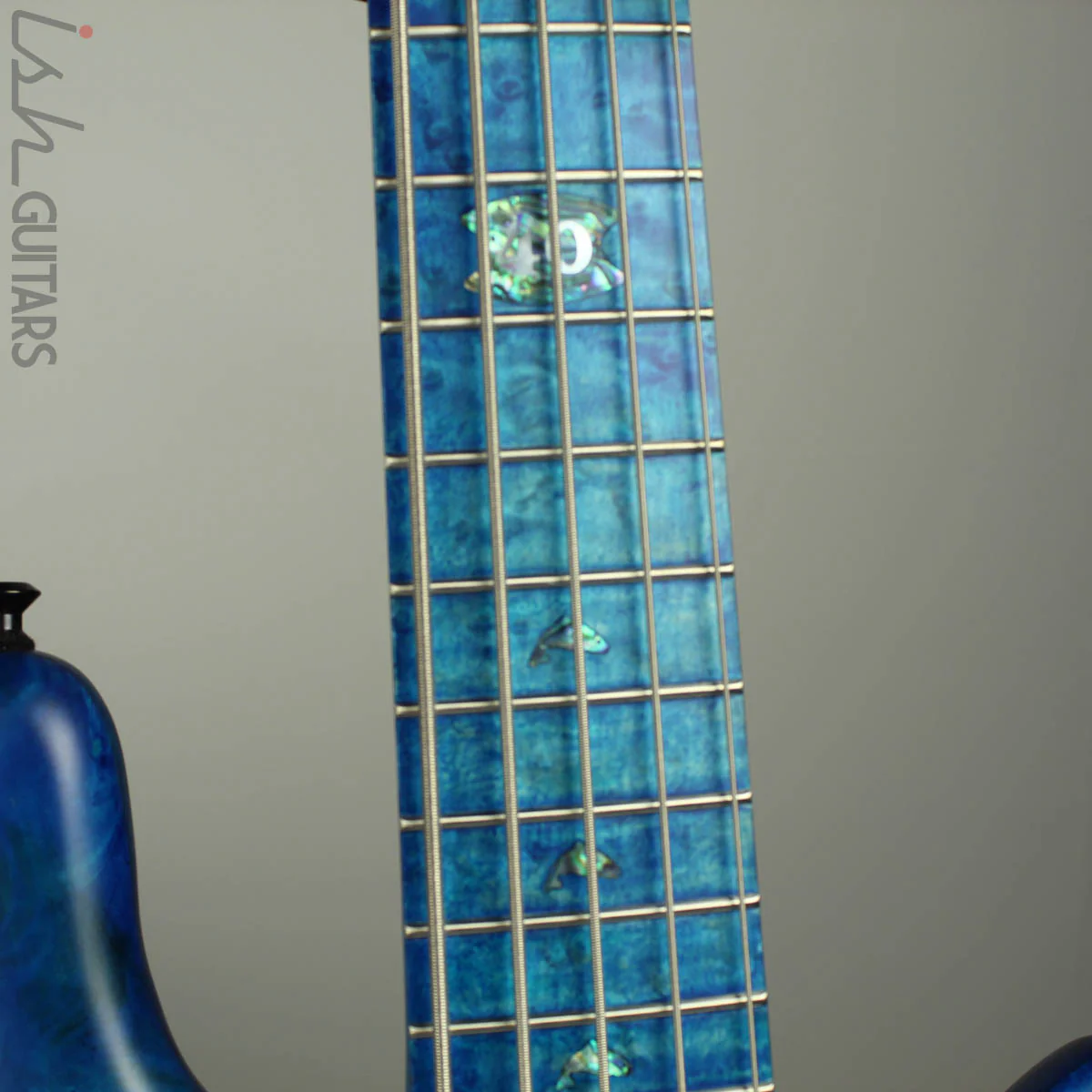 Spector NS-5XL Ish Limited 2018 Buckeye Burl Coral Blue Bass - Image 6