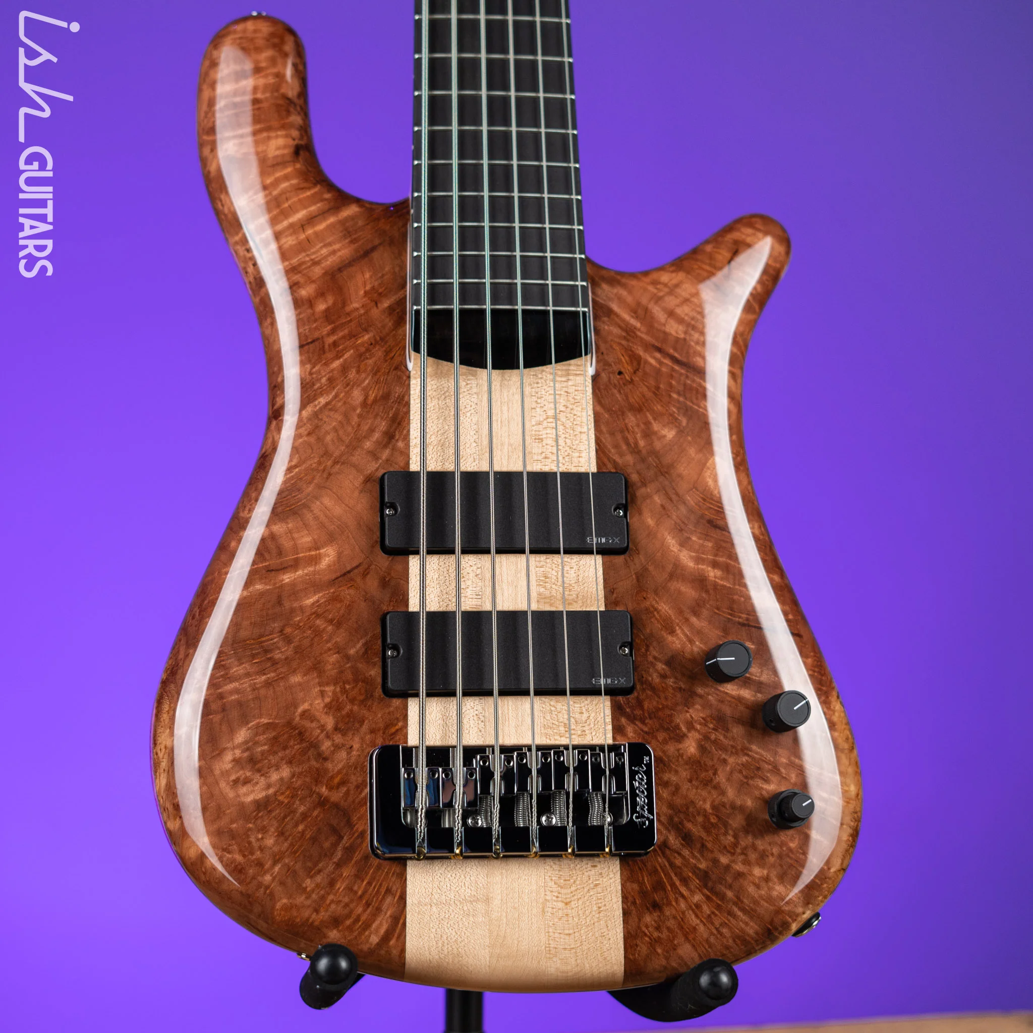 Spector NS-6 Natural Maple Burl High Gloss