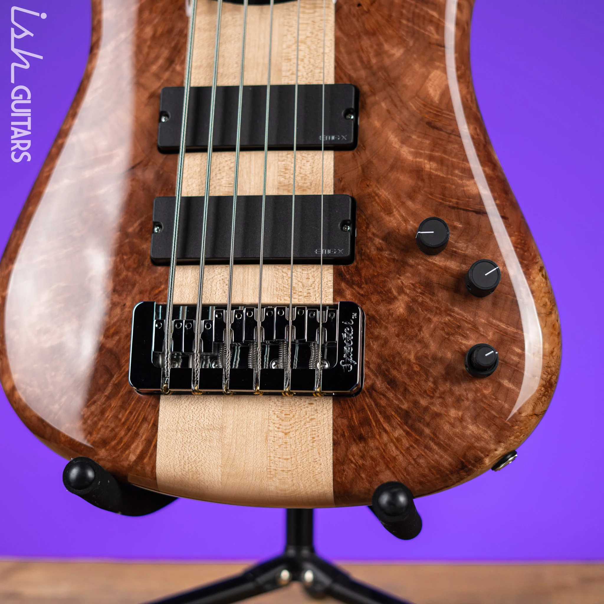 Spector NS-6 Natural Maple Burl High Gloss - Image 4