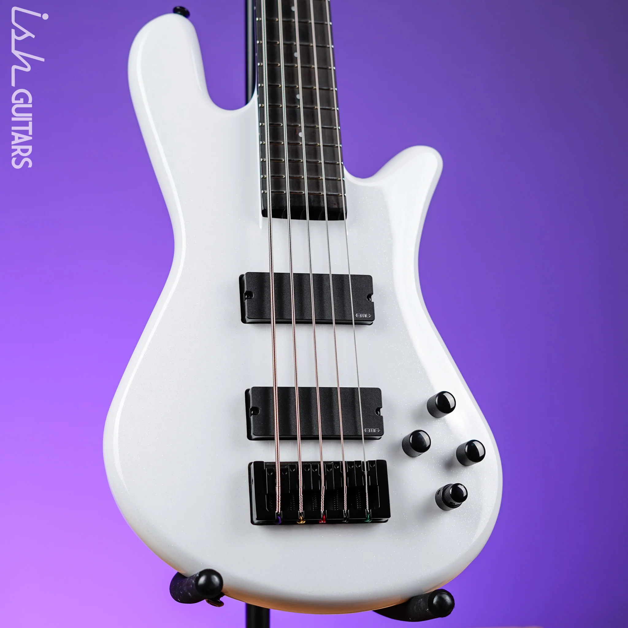 Spector NS Ethos 5 HP Bass Solid White Gloss Demo