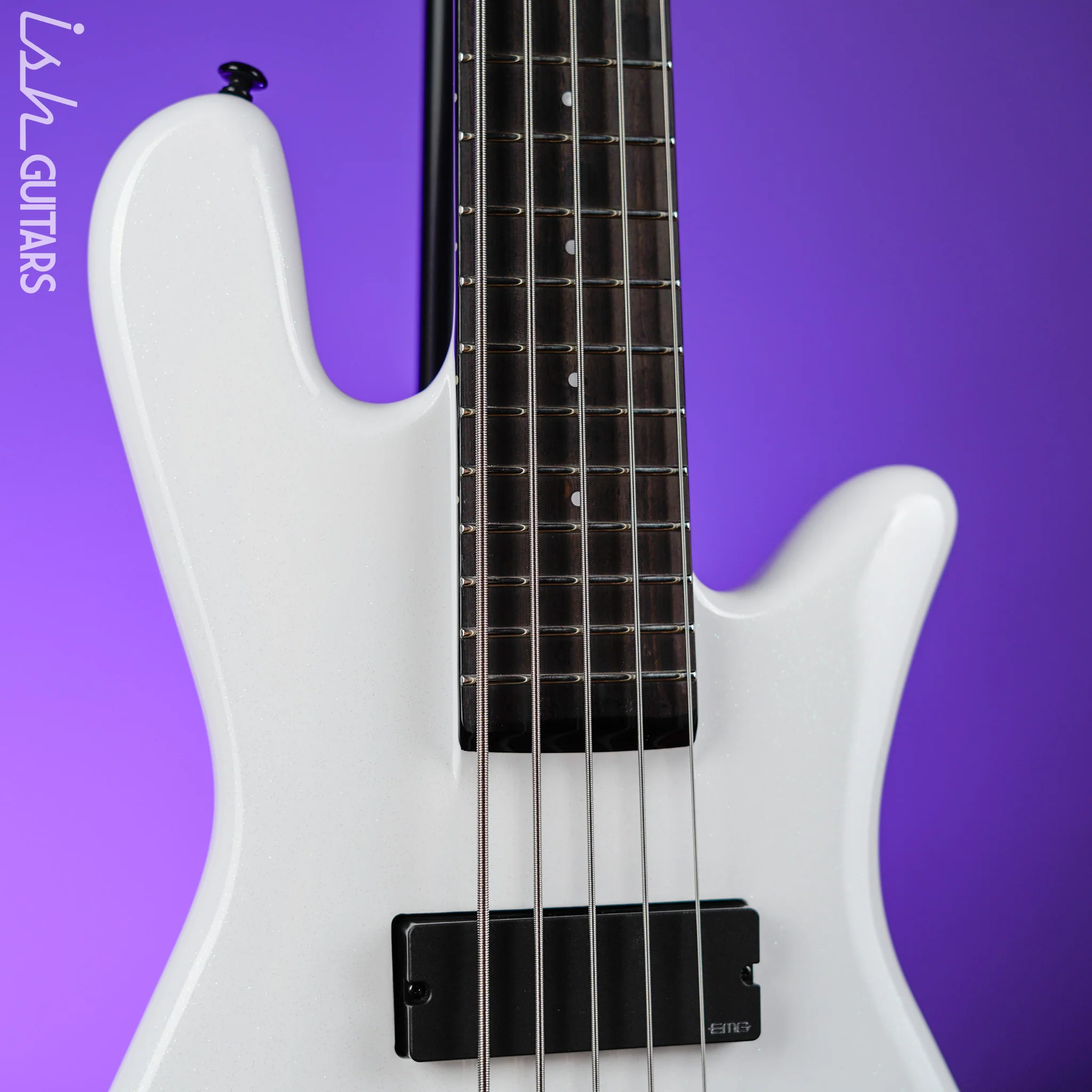 Spector NS Ethos 5 HP Bass Solid White Gloss Demo - Image 3