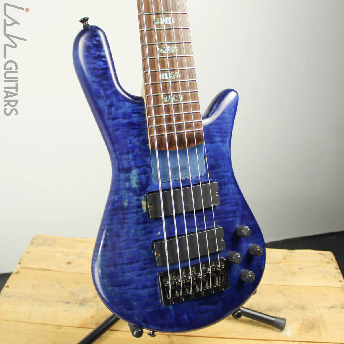2004 Spector NS-JH6 Blue Flame Maple