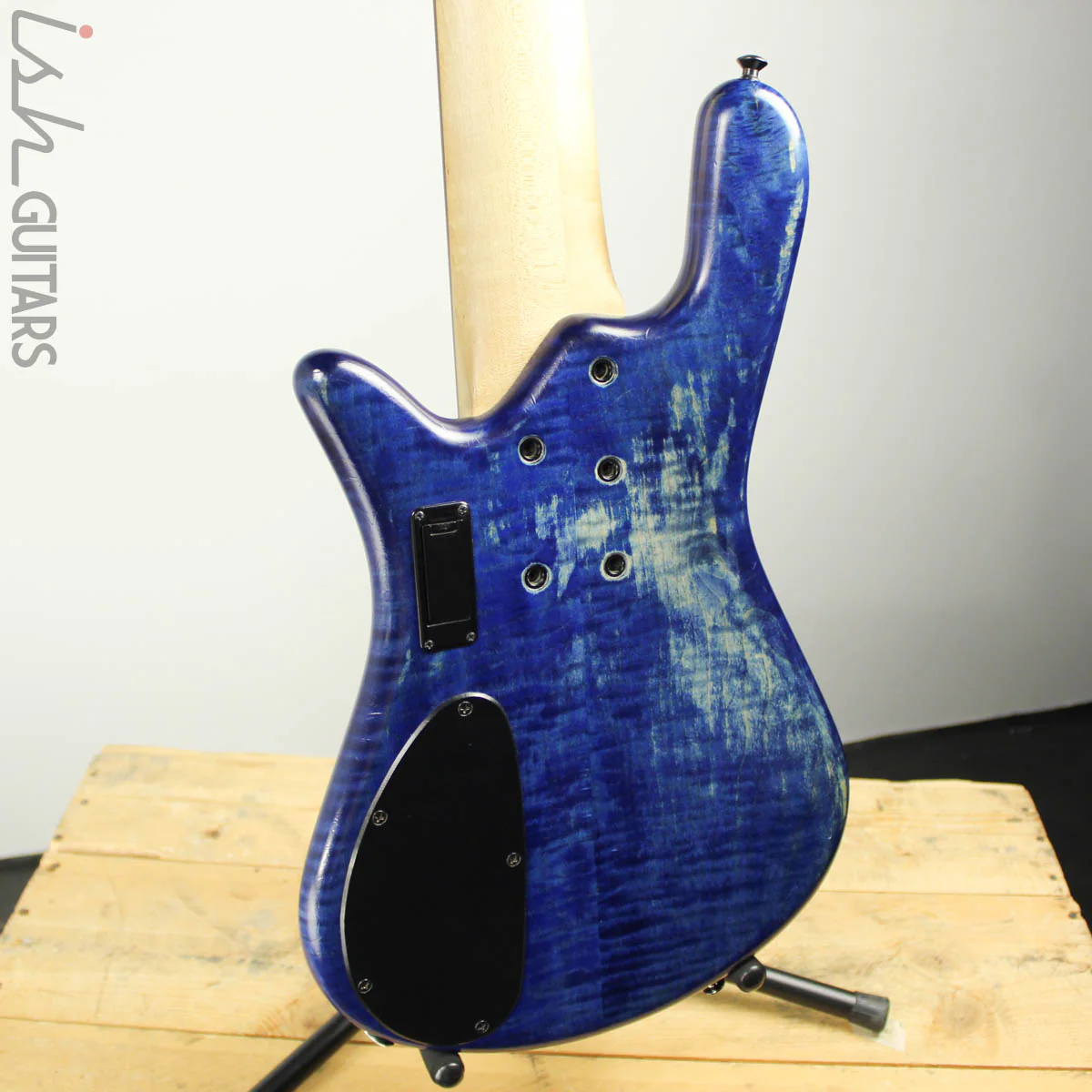 2004 Spector NS-JH6 Blue Flame Maple - Image 12