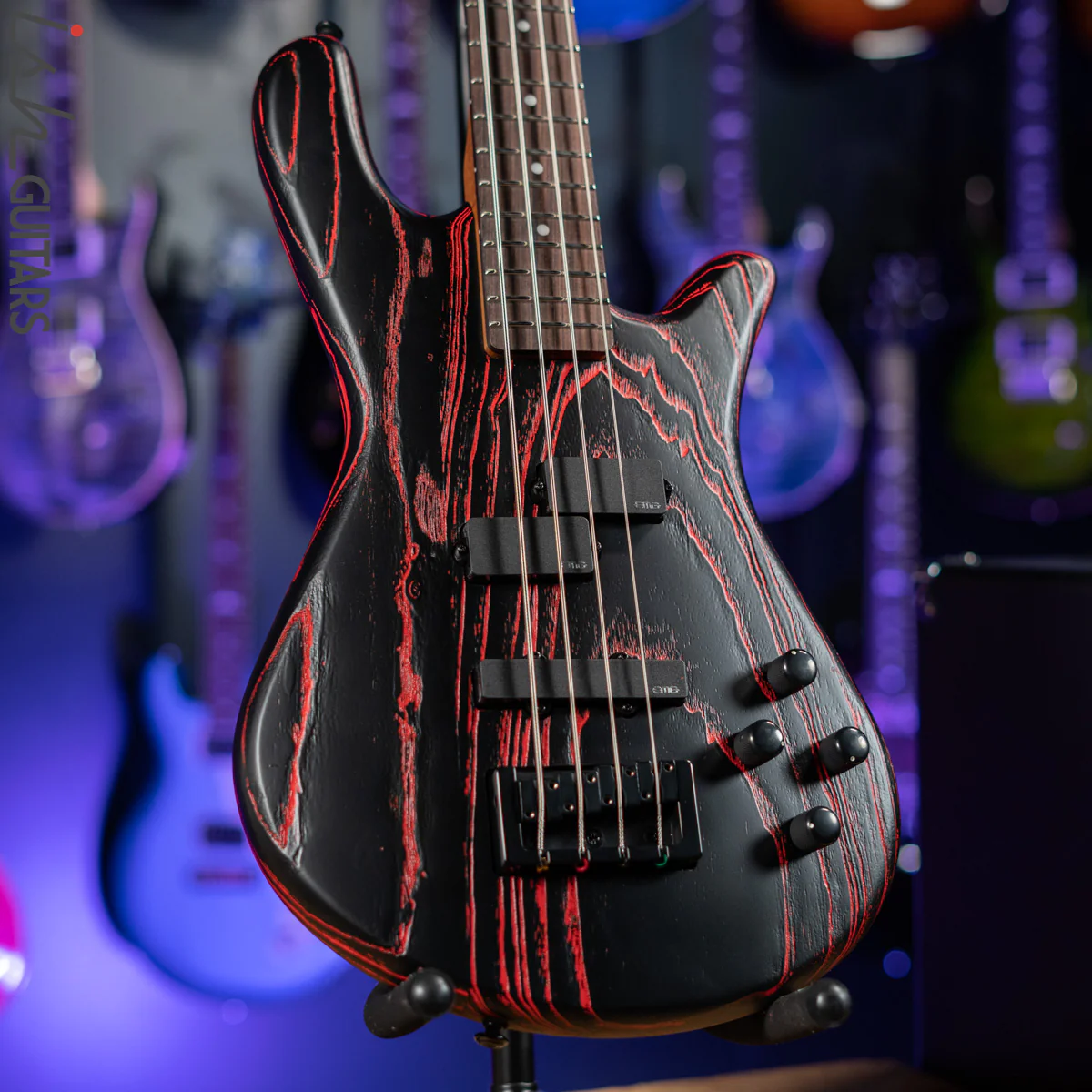 Spector NS Pulse 4 Carbon Series Cinder Red
