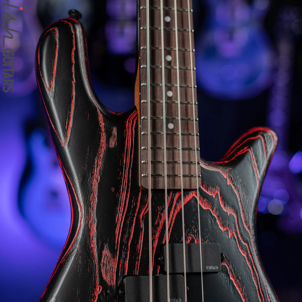 Spector NS Pulse 4 Carbon Series Cinder Red - Image 3