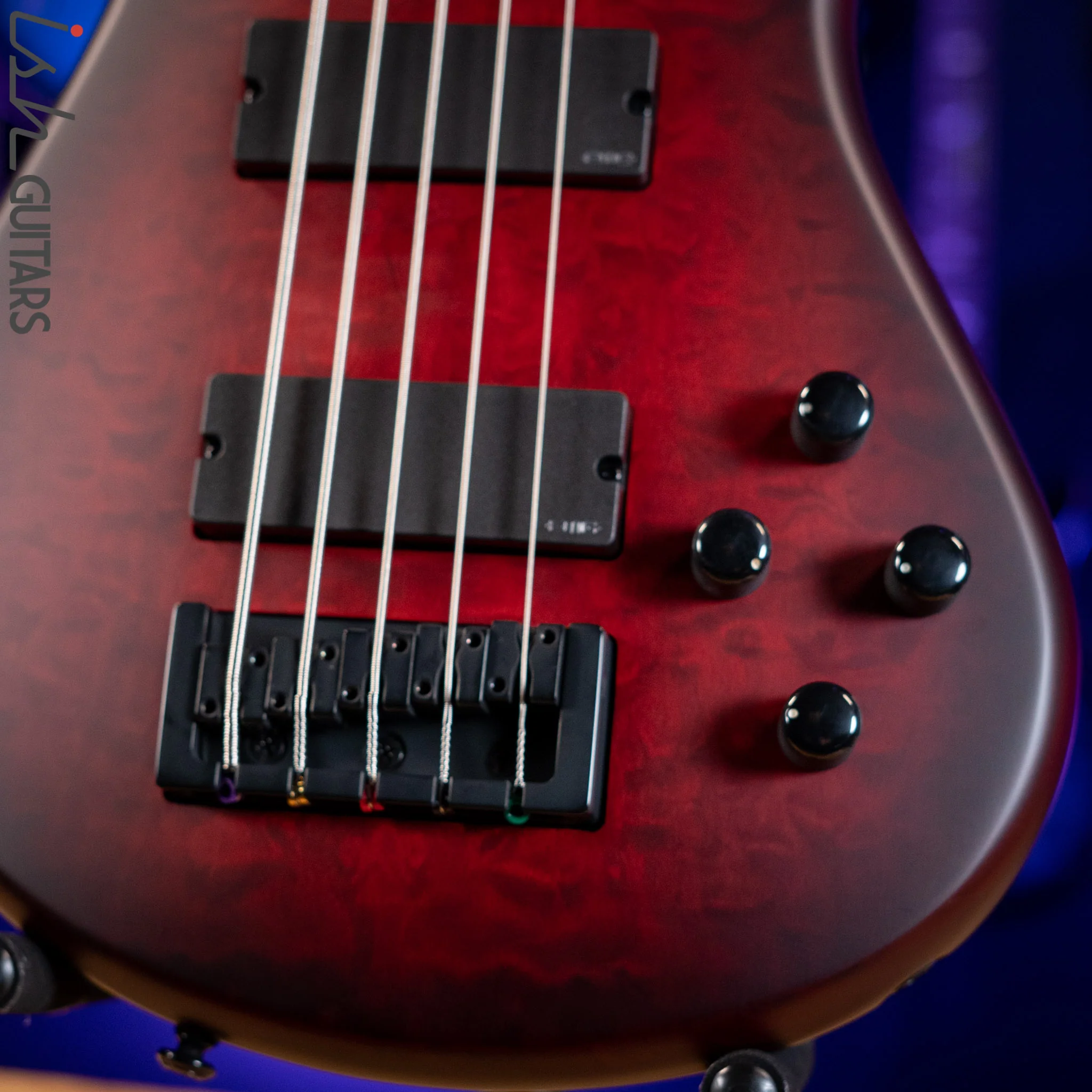 Spector NS Pulse II 5-String Bass Black Cherry Matte Demo - Image 4