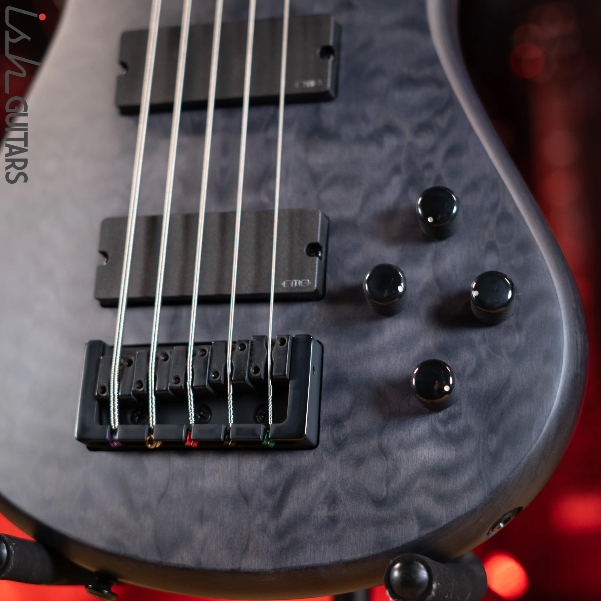 Spector NS Pulse II 5-String Bass Black Stain Matte Store Demo - Image 4