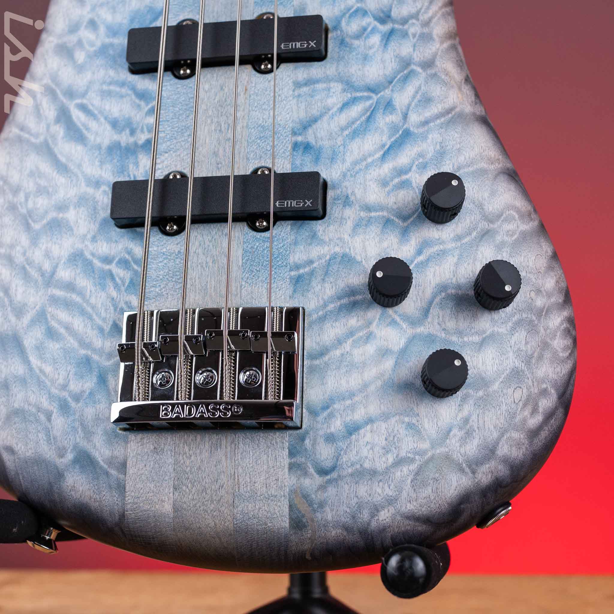Spector USA NS-2 4-String Bass Blue Silver Burst - Image 4