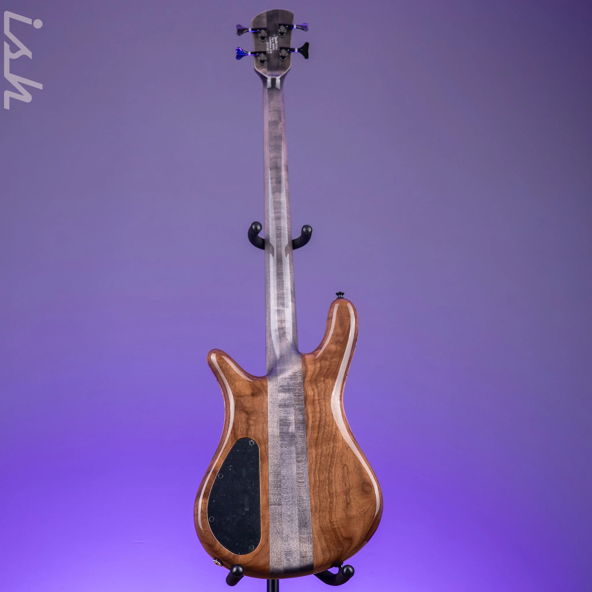 Spector USA NS-2 4-String Bass Natural Spalted Maple Charcoal Block - Image 8