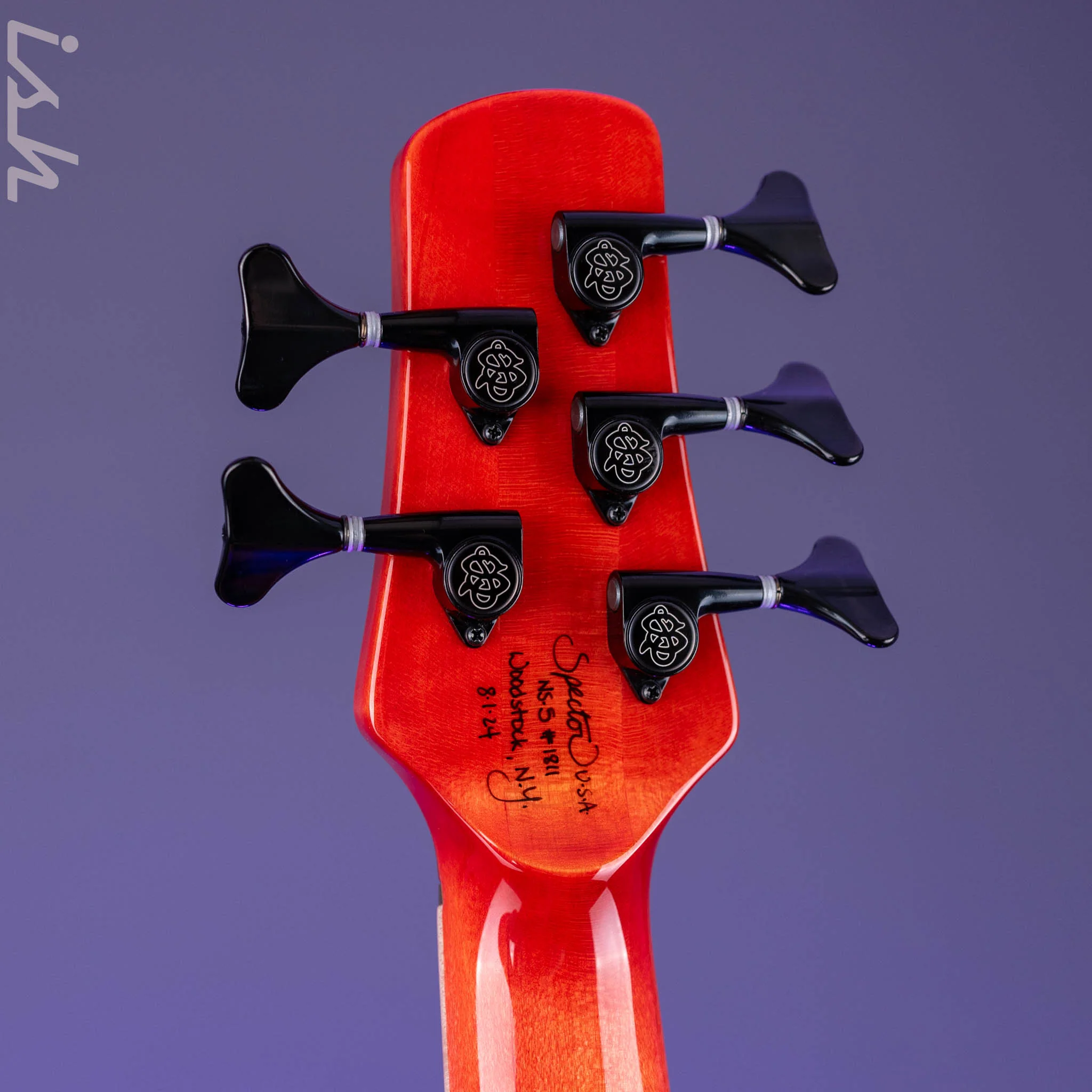 Spector USA NS-5 5-String Bass Inferno Red Custom Finish - Image 10