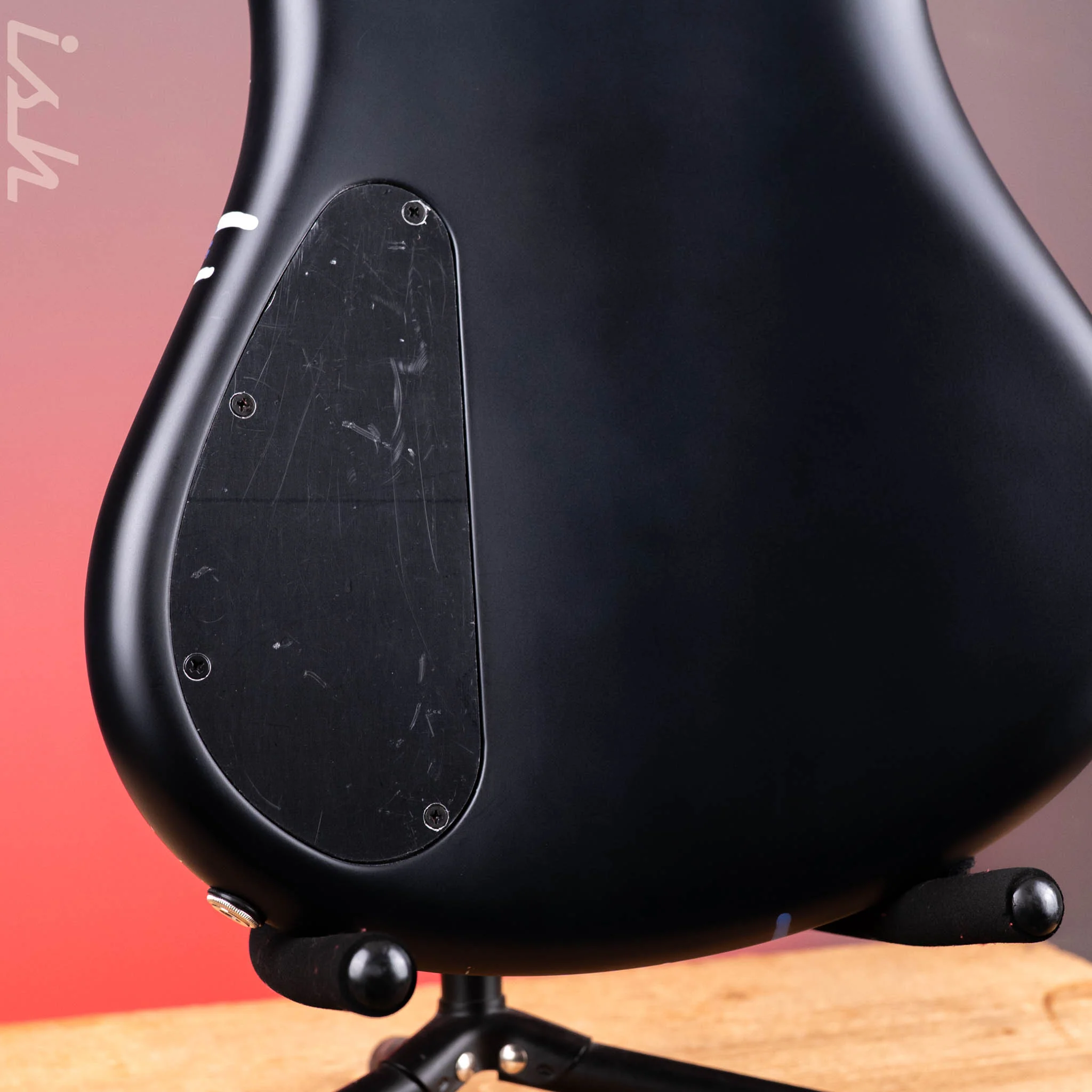 Spector USA NS-5 Matte Black with Blue and White Dots/Drips - Image 11