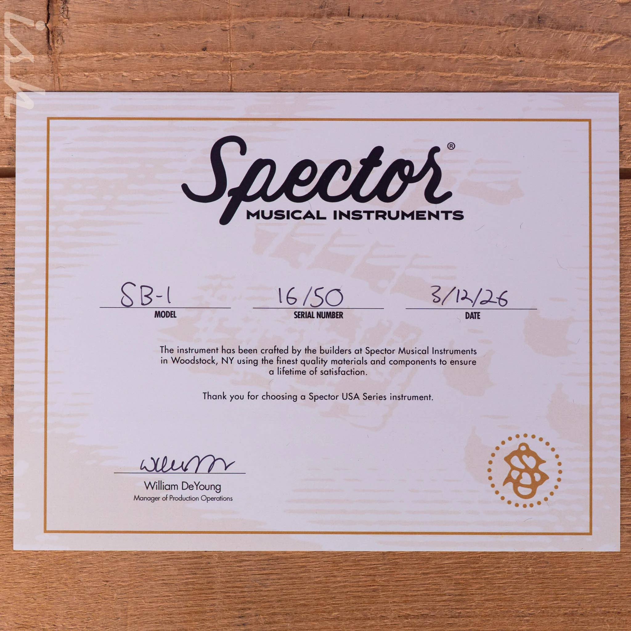 Spector USA SB-1 Reissue Limited Edition Rainbow Alder - Image 12