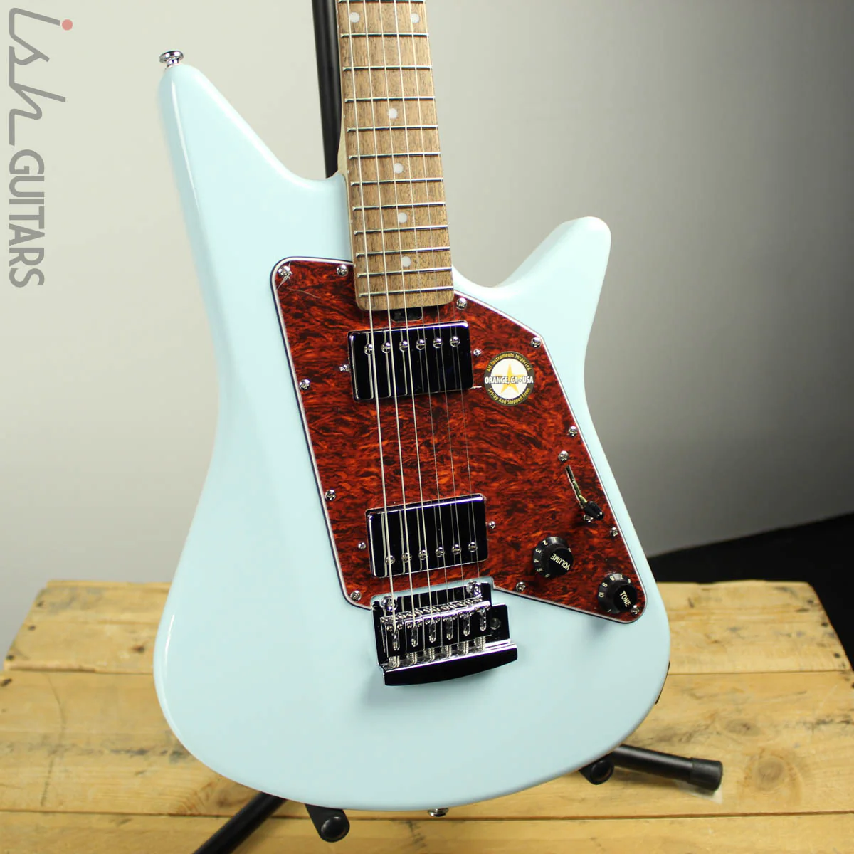 Sterling by Music Man Albert Lee HH Electric Guitar - Daphne Blue