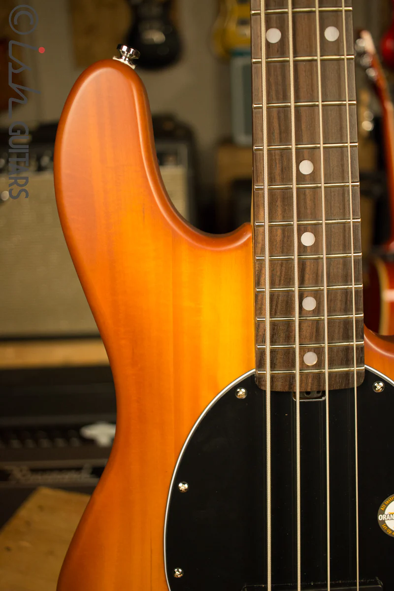 Sterling by Music Man Stingray 4 Satin Honey Burst - Image 3