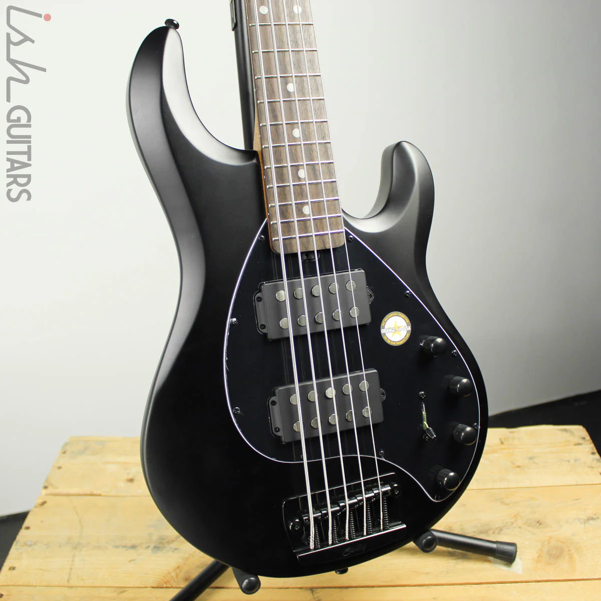Sterling by Music Man StingRay 5 HH Stealth Black