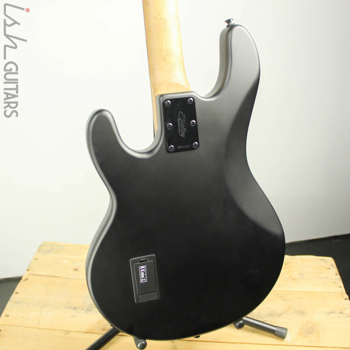 Sterling by Music Man StingRay Ray34PB Trans Black Satin w/ Bag B-STOCK - Image 9