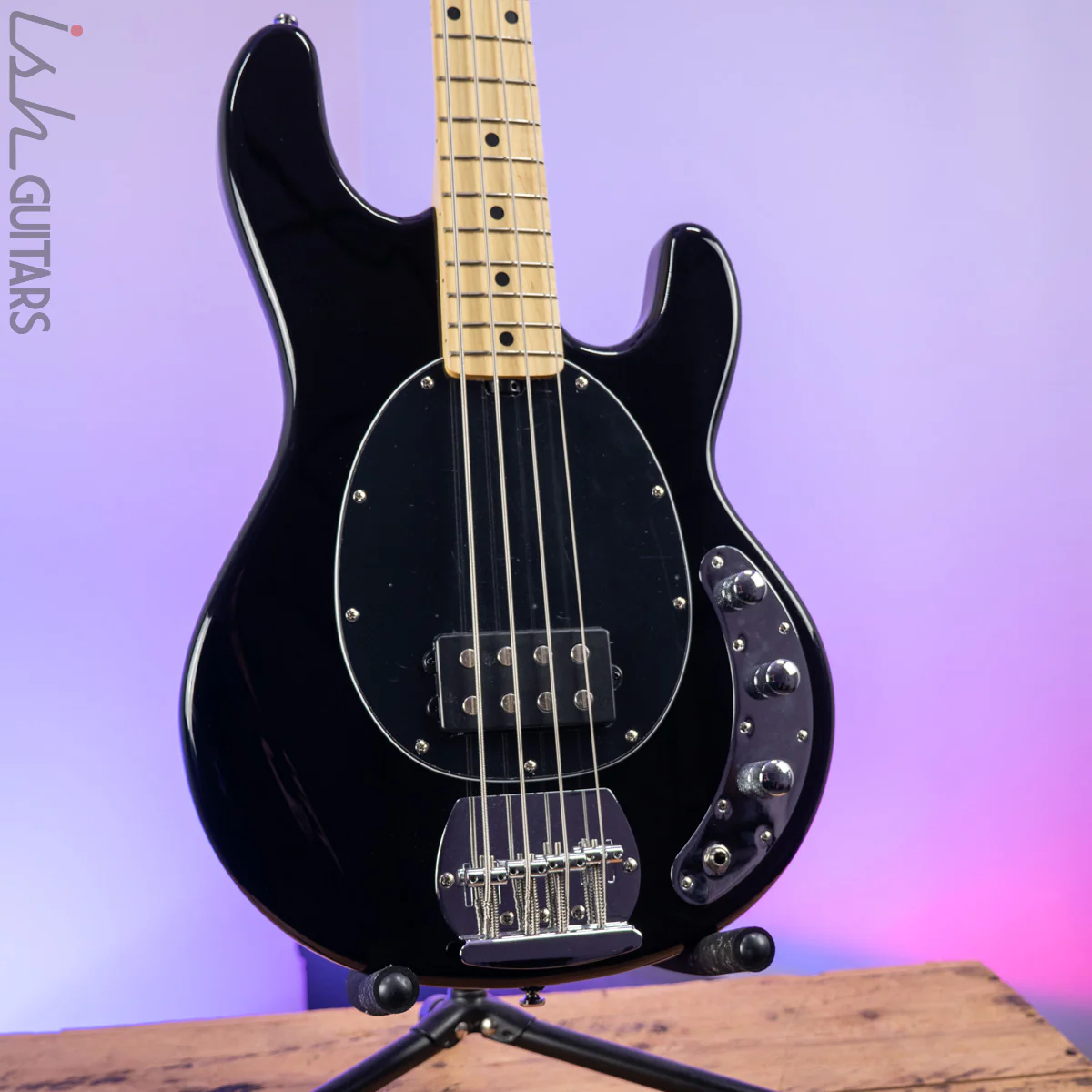 Sterling StingRay 4 String Black Bass Guitar
