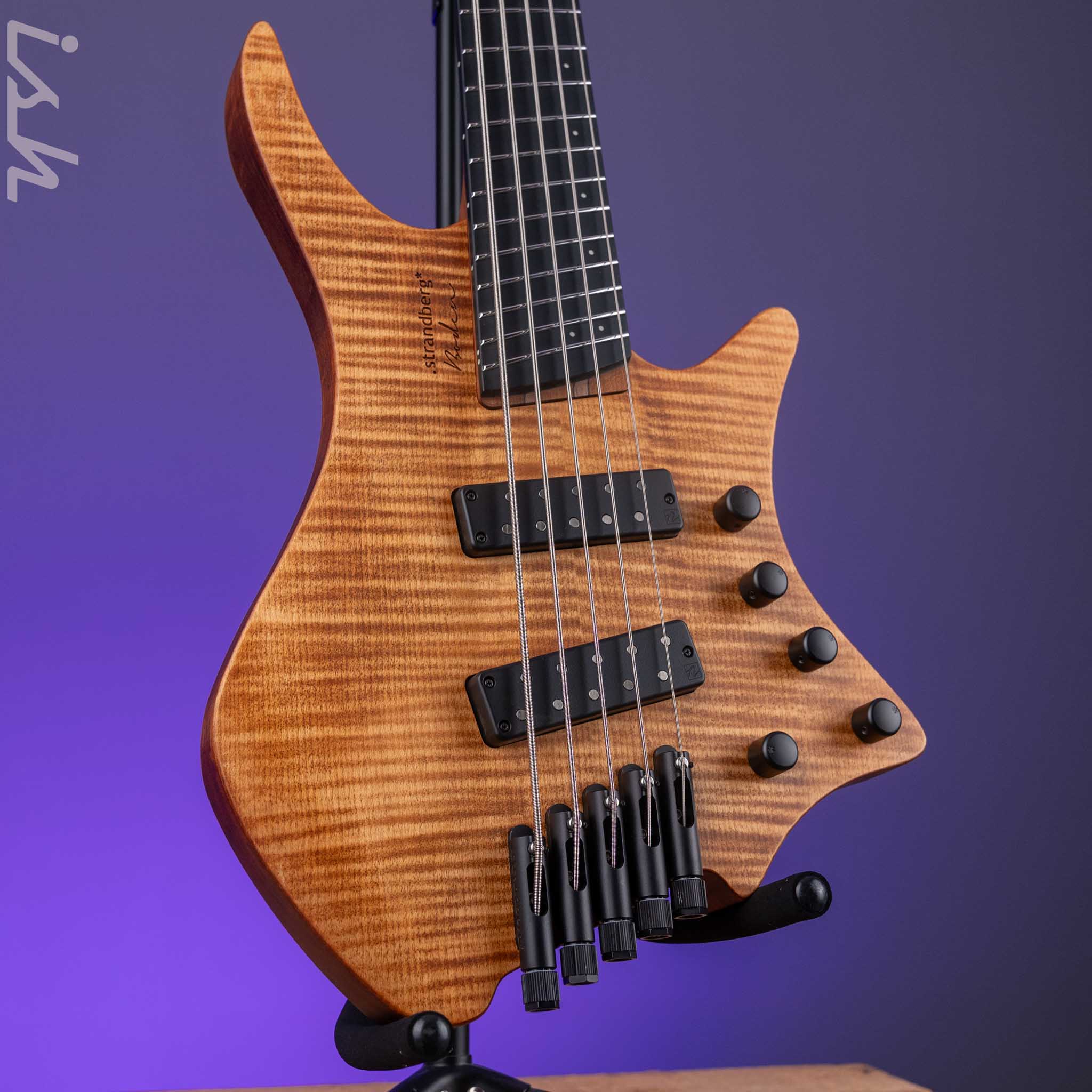 Strandberg Boden Bass Prog 5 Brown Richlite Fretboard