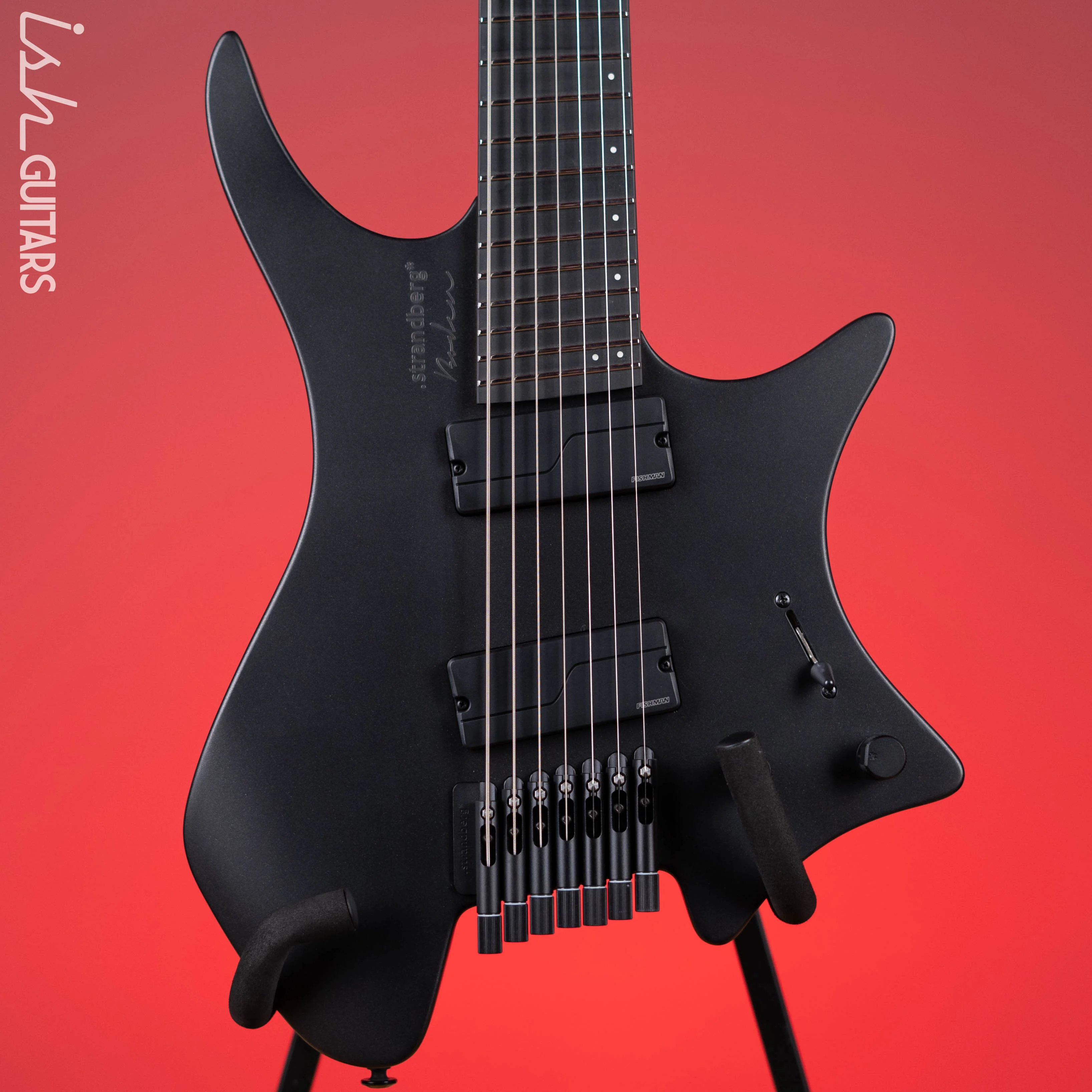 Strandberg Boden Metal NX 7 Multiscale Headless Guitar Black Granite