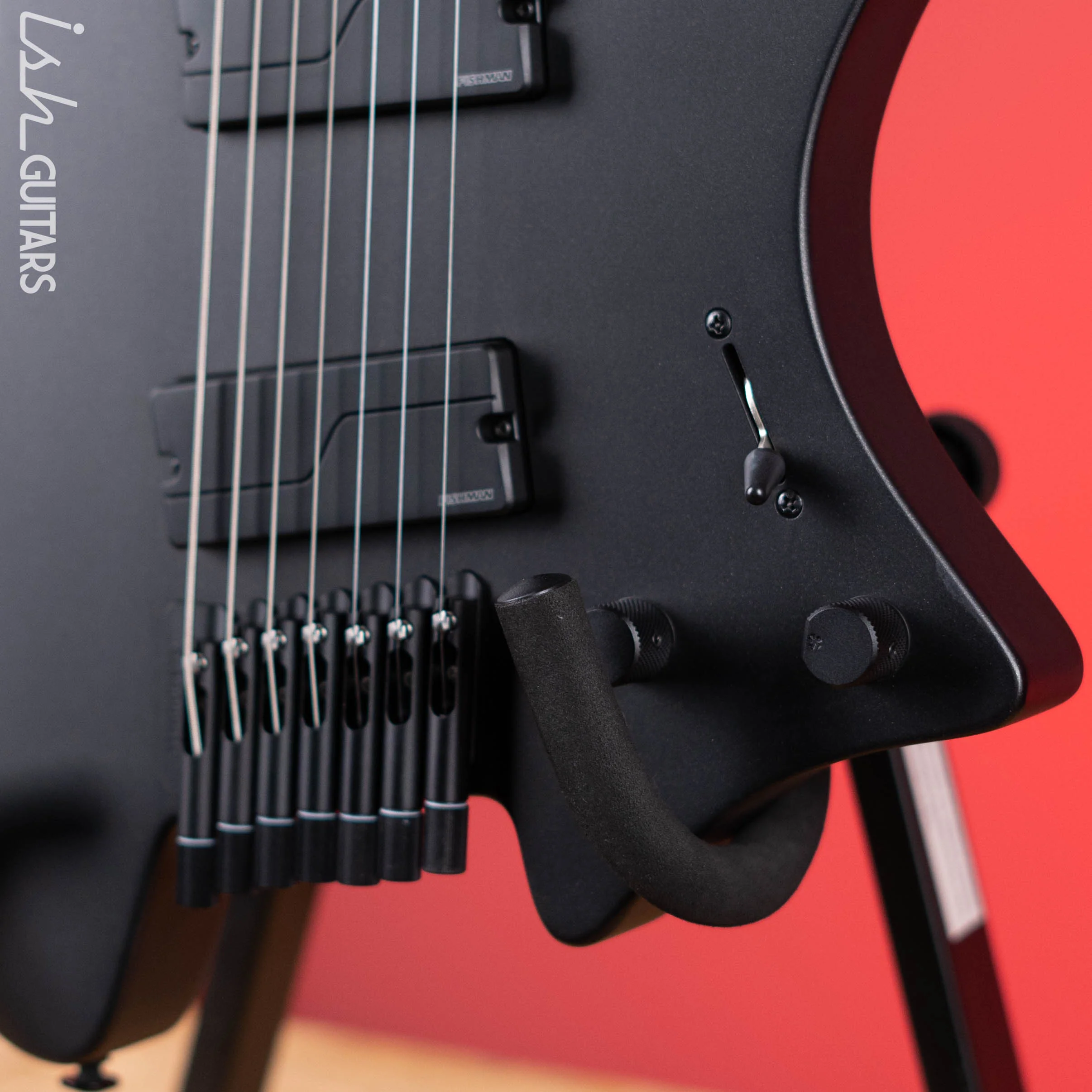 Strandberg Boden Metal NX 7 Multiscale Headless Guitar Black Granite - Image 4