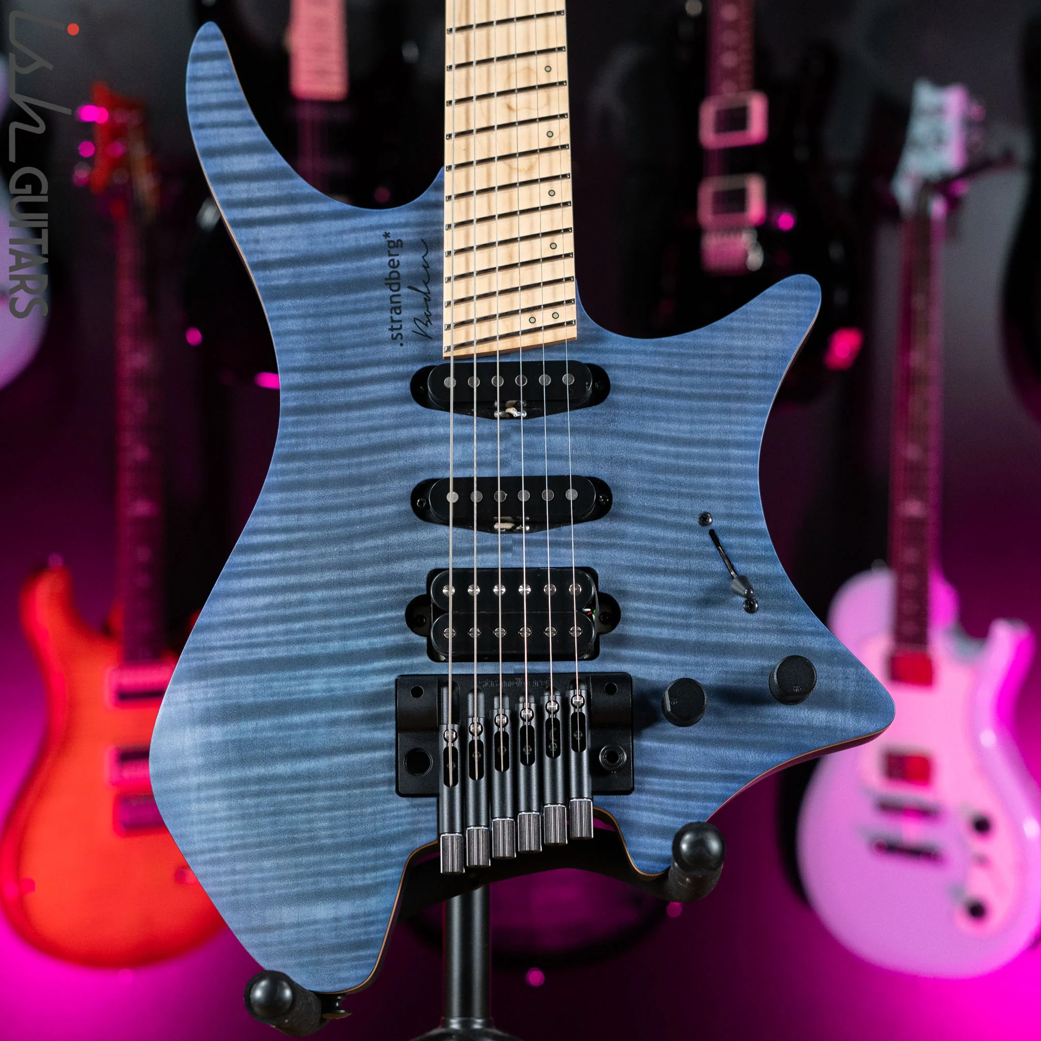 Strandberg Boden Standard NX 6 Multiscale Headless Guitar Tremolo Blue